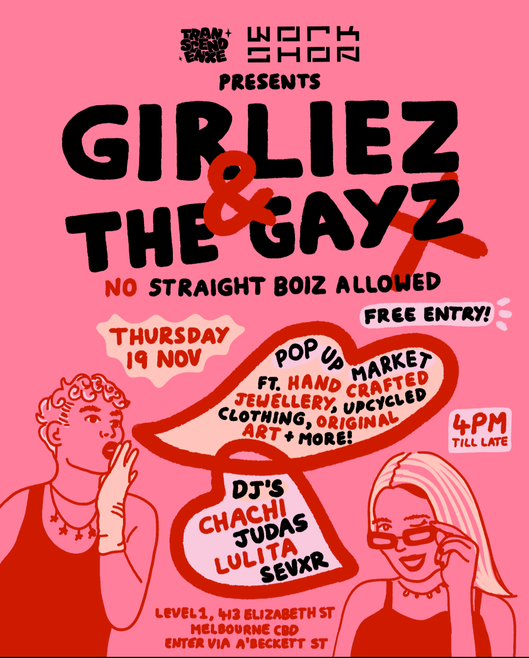 Girliez & The Gayz: No Straight Boiz Allowed