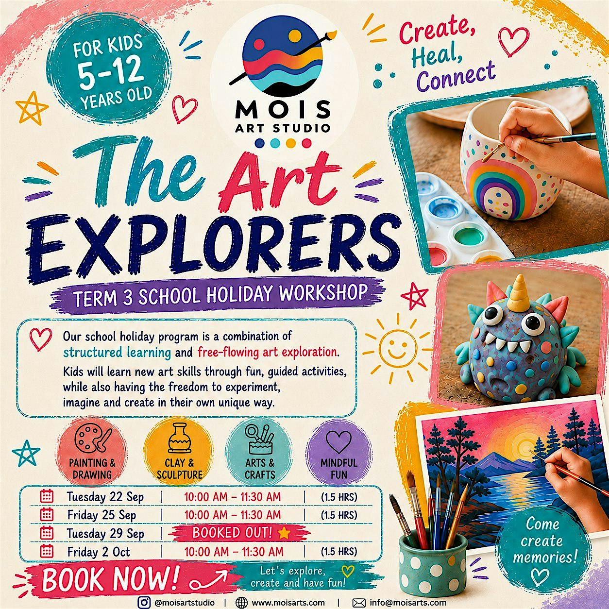 School Holiday Workshop For Kids: The Art Explorers