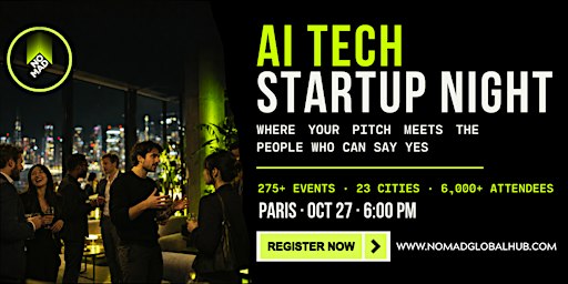 AI Tech & Startup Night I Paris
