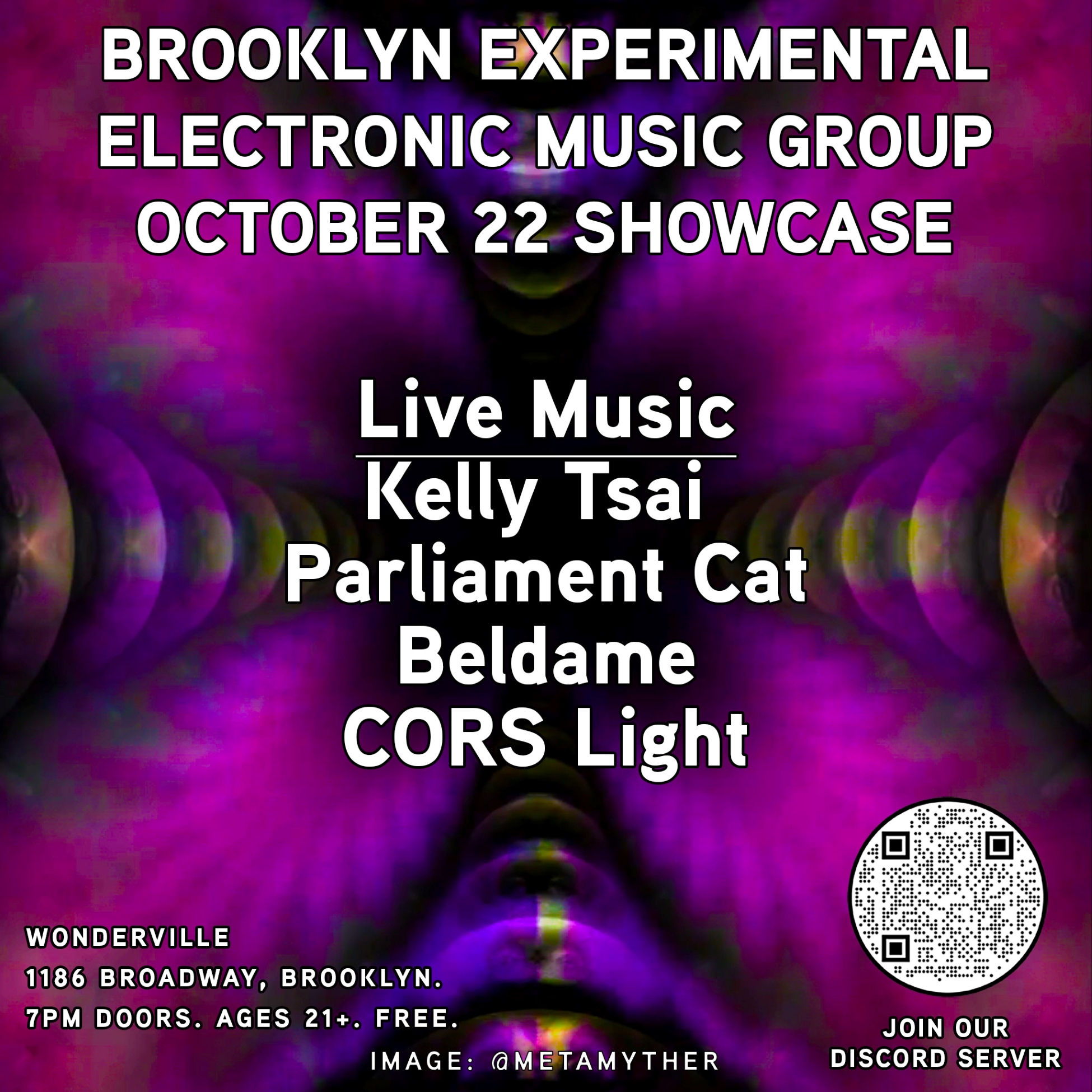 Brooklyn Experimental Electronic Music Group October Artist Showcase