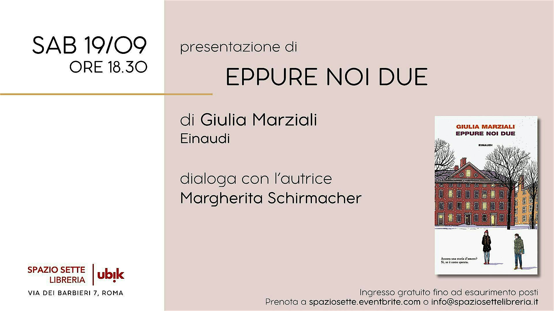 Presentazione di "Eppure noi due"