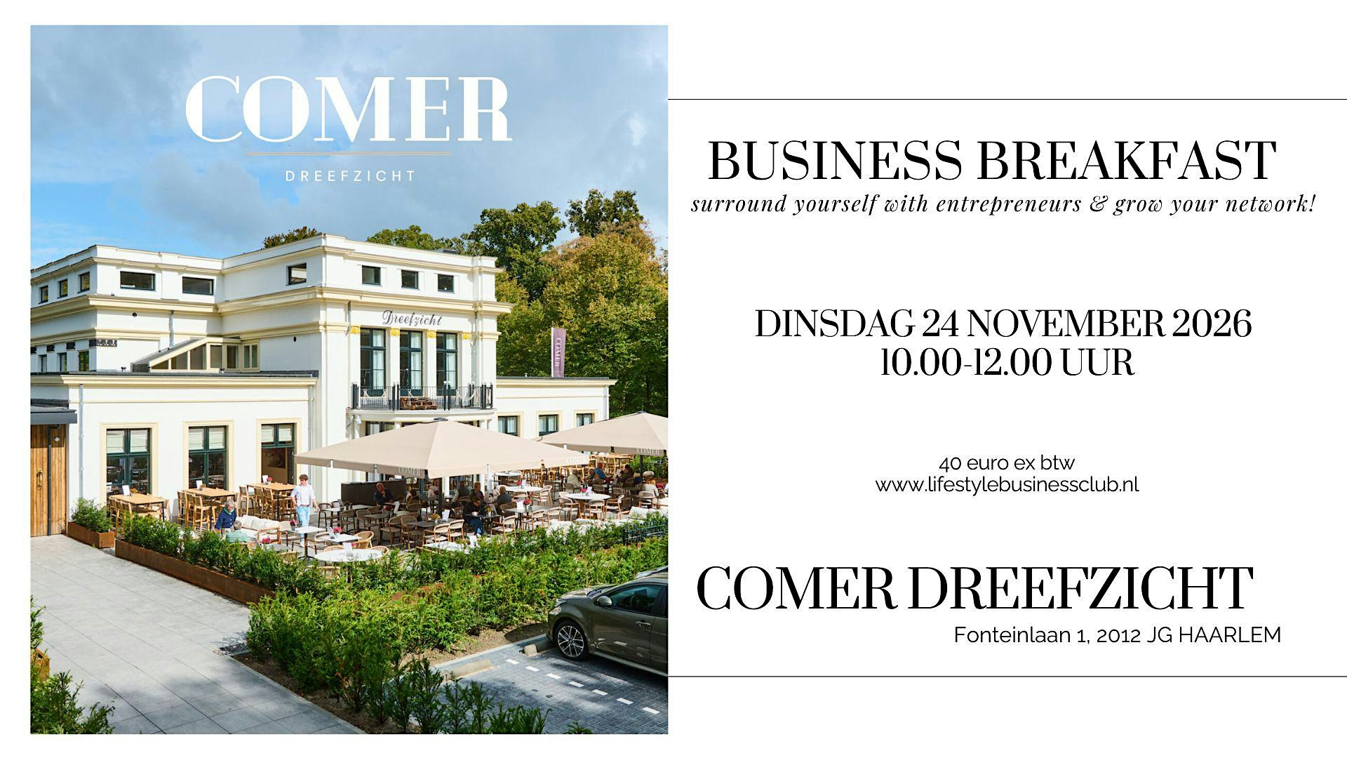 Business Breakfast Restaurant Comer Haarlem