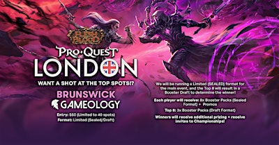 FLESH & BLOOD - Pro Quest London - Gameology BRUNSWICK - 27/09/26