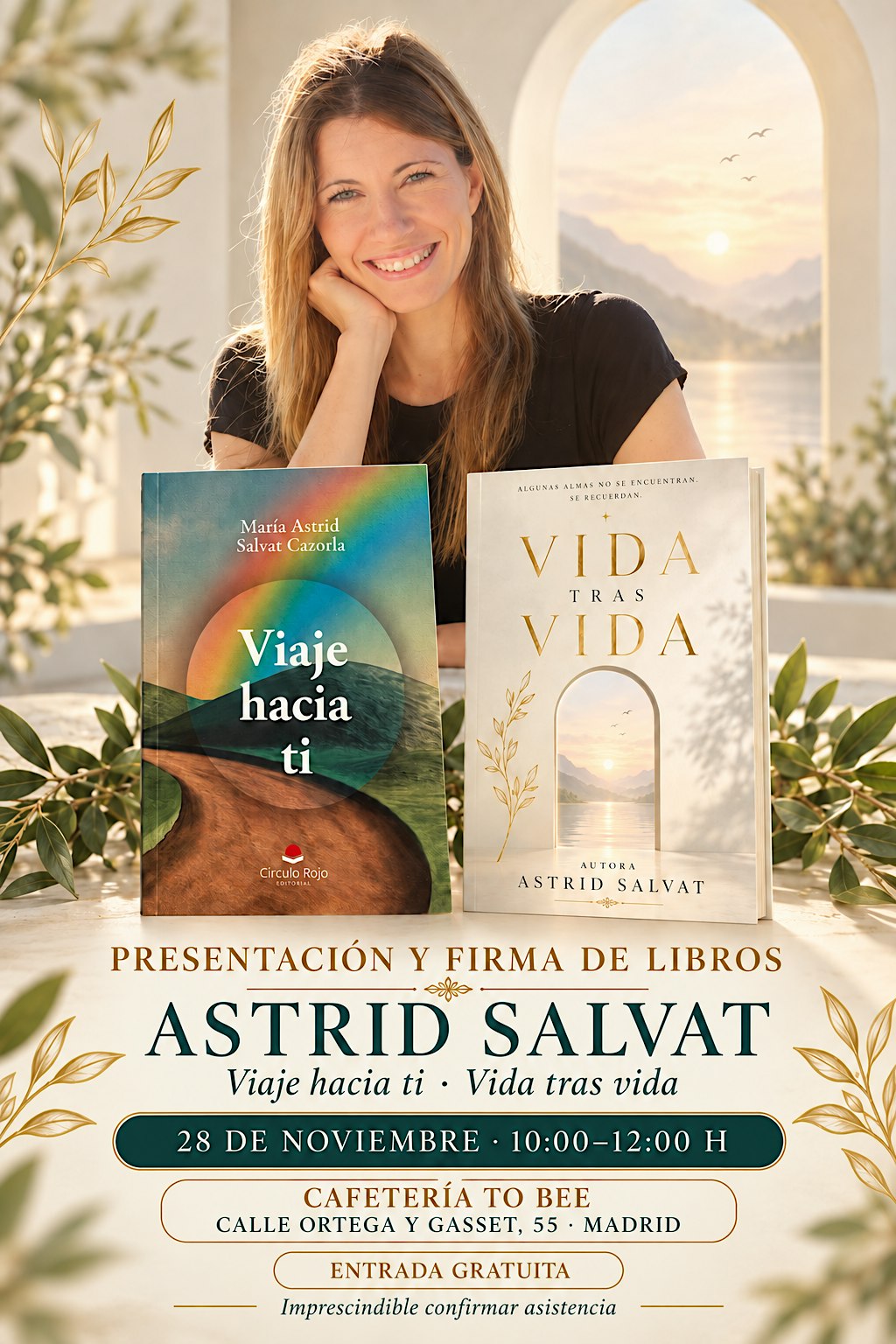 Presentación y firma de libros Astrid salvat