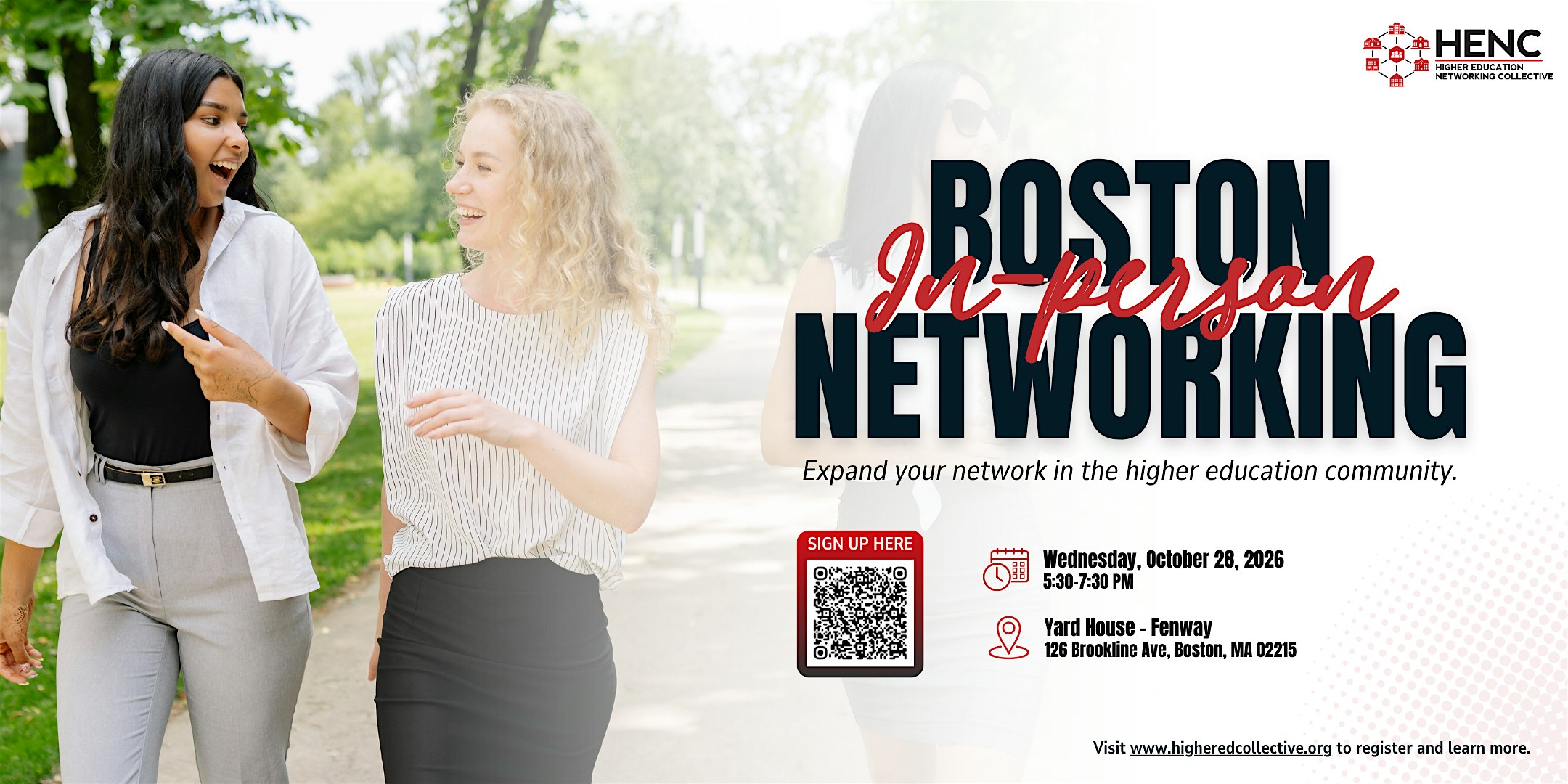 BOSTON IN-PERSON NETWORKING EVENT