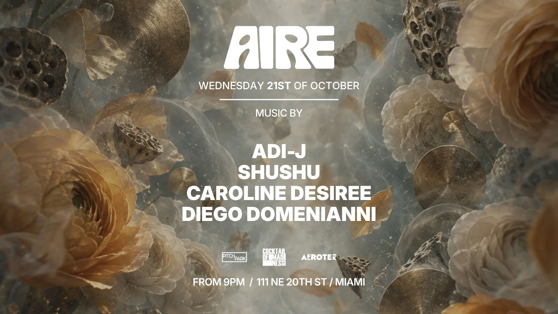 Adi J, Shushu, Caroline Desiree, Diego Domenianni