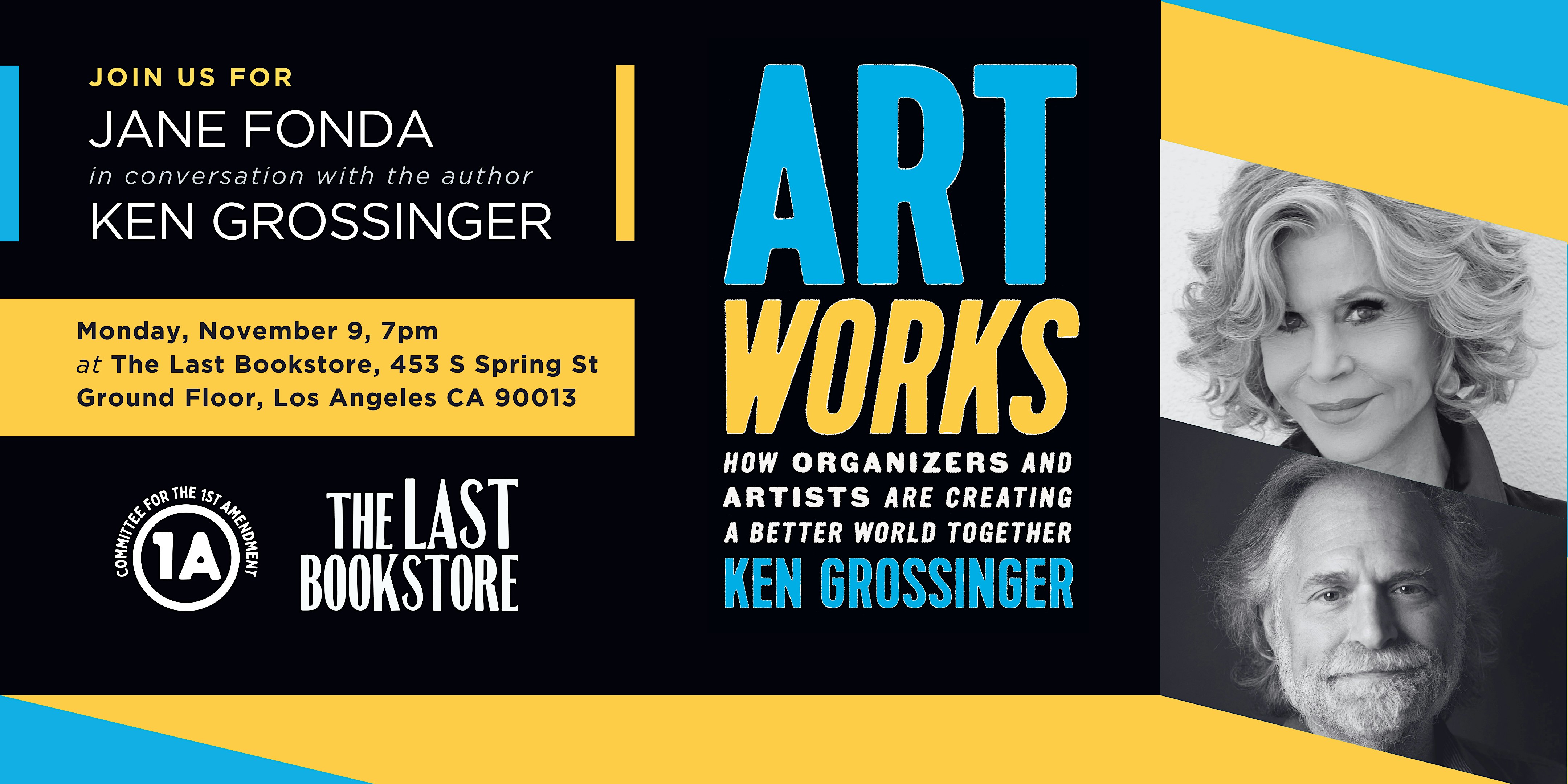 Art Works - Jane Fonda in conversation with author Ken Grossinger