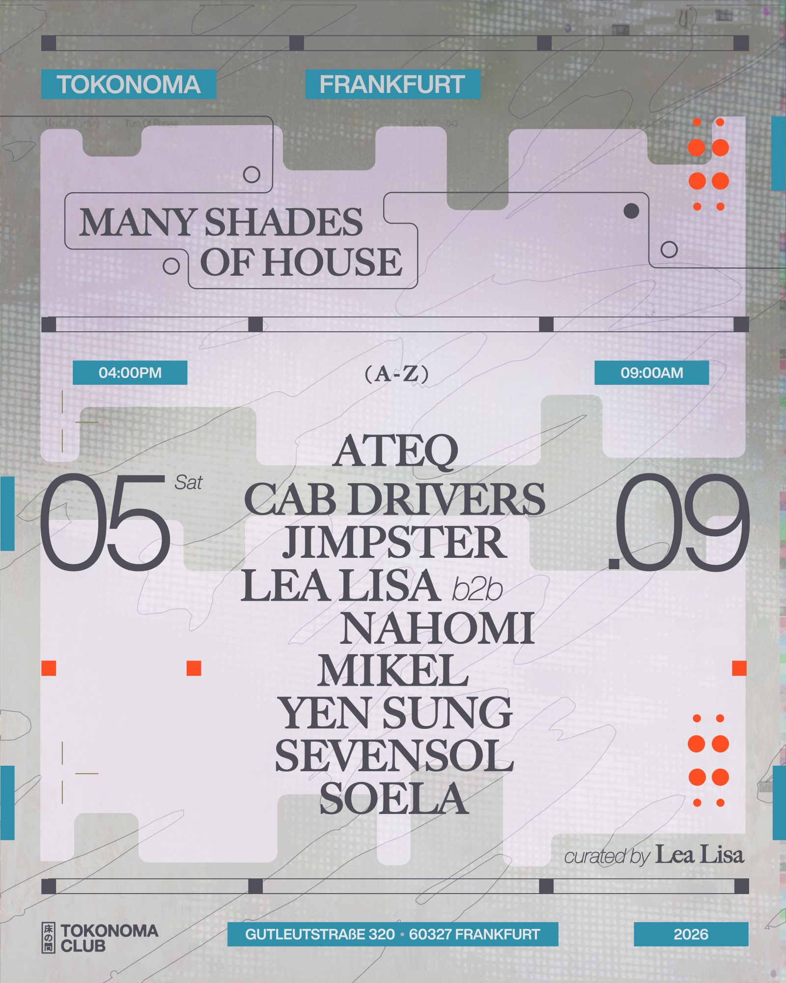Tokonoma x Many Shades Of House