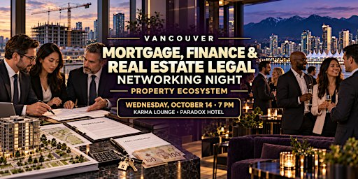 Vancouver Mortgage, Finance & Real Estate Legal Networking