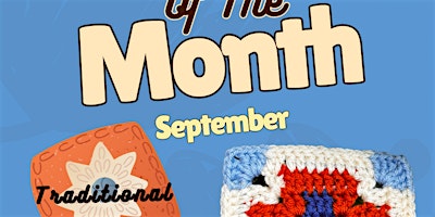 Crochet Granny Square of the Month Club! ✨ September