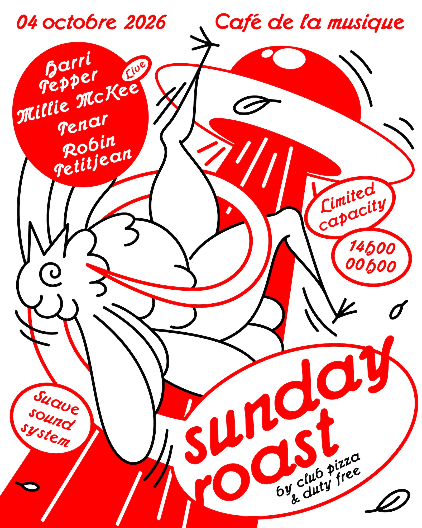 Sunday Roast with Millie McKee (live) Harri Pepper