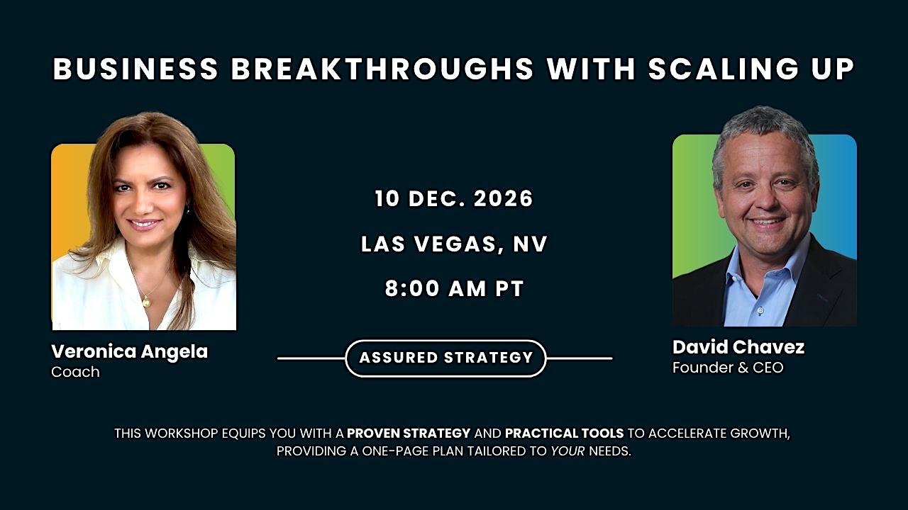 Business Breakthroughs with Scaling Up - Las Vegas, NV -VA