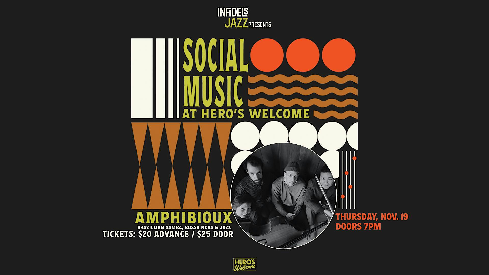 Infidels Jazz Presents: Amphibioux at Hero's Welcome