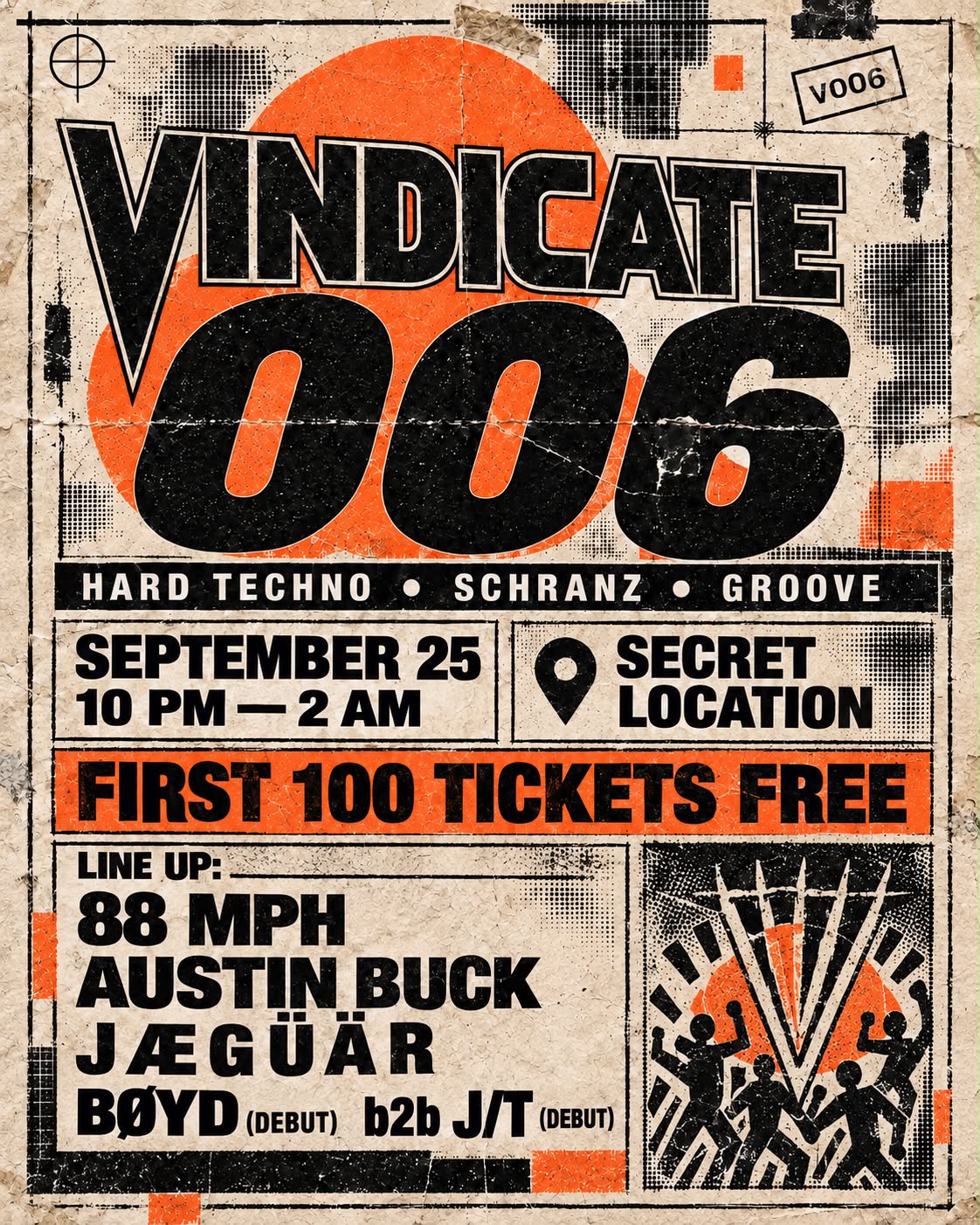 VINDICATE 006 - Hard Techno, Schranz & Groove