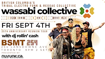 West Coast Tribal Electro-Funk & Reggae Band Wassabi Collective at BSMT254