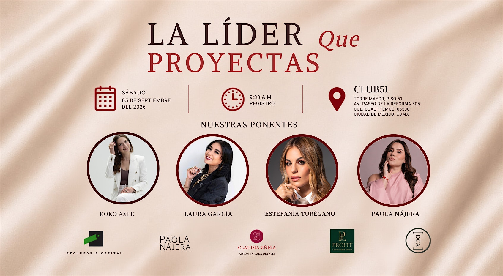 LA LÍDER QUE PROYECTAS