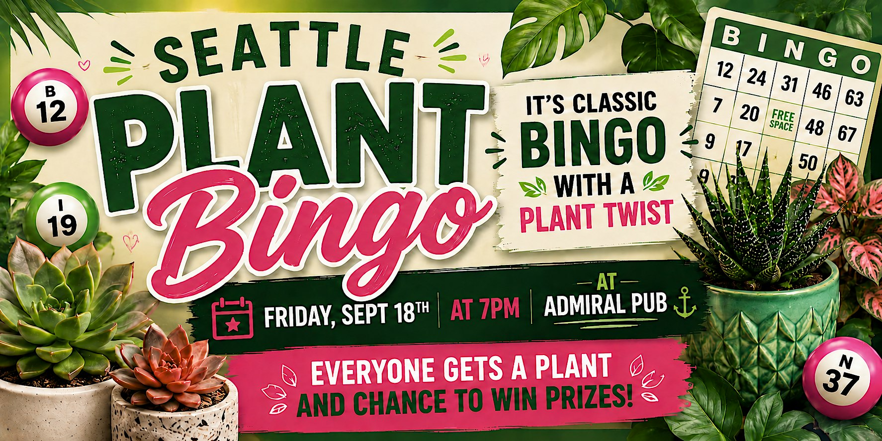 Seattle Plant Bingo