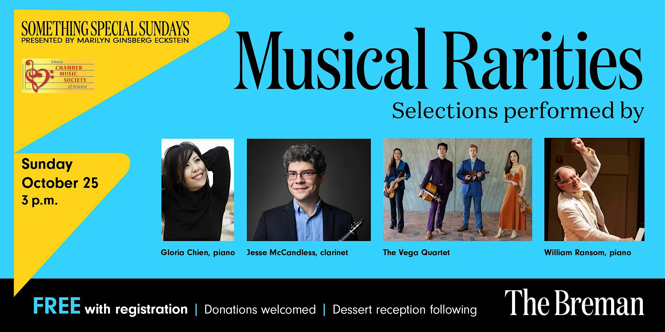 Musical Rarities:  The Emory Chamber Music Society of Atlanta