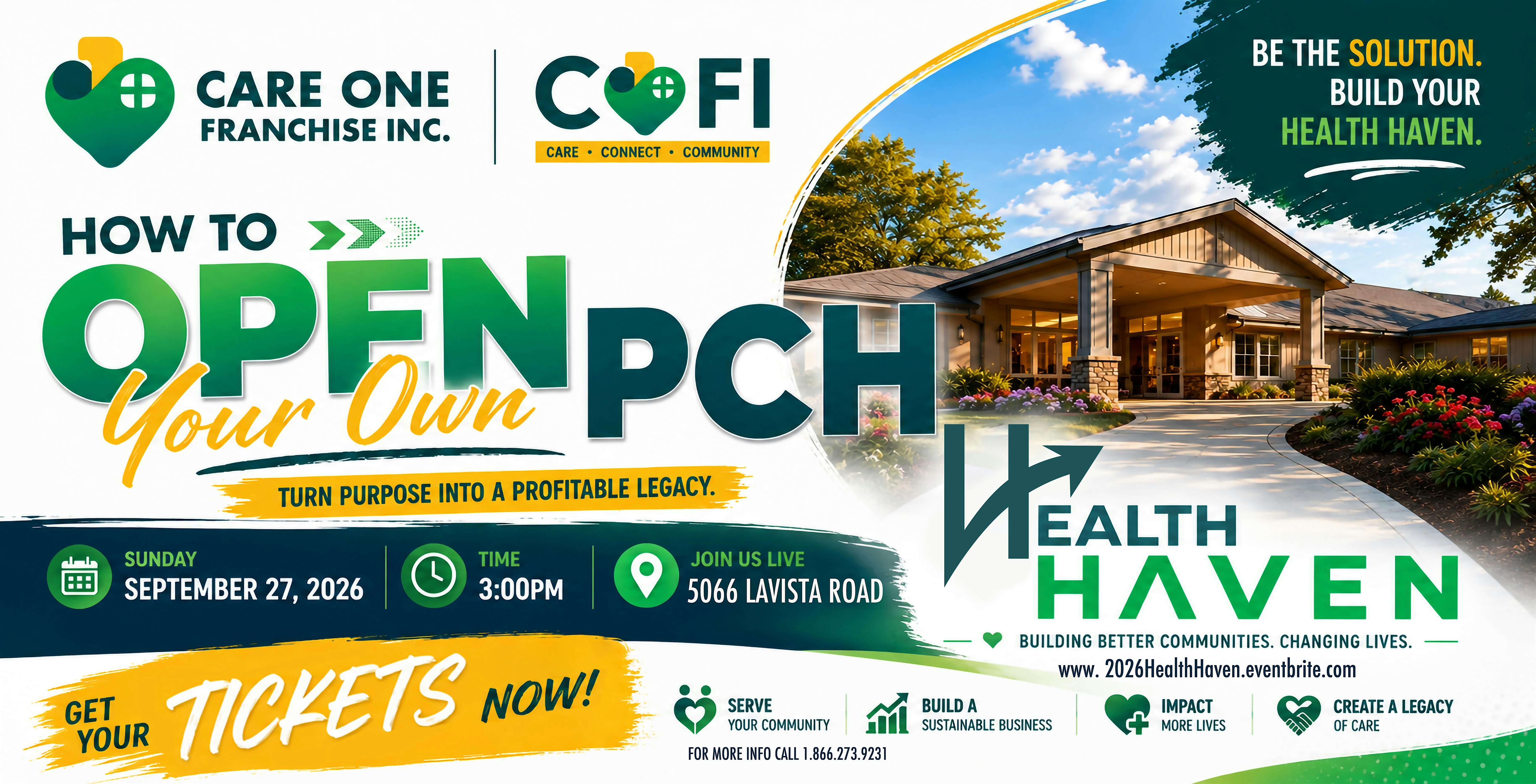HEALTH HAVEN: HOW TO OPEN YOUR OWN PCH