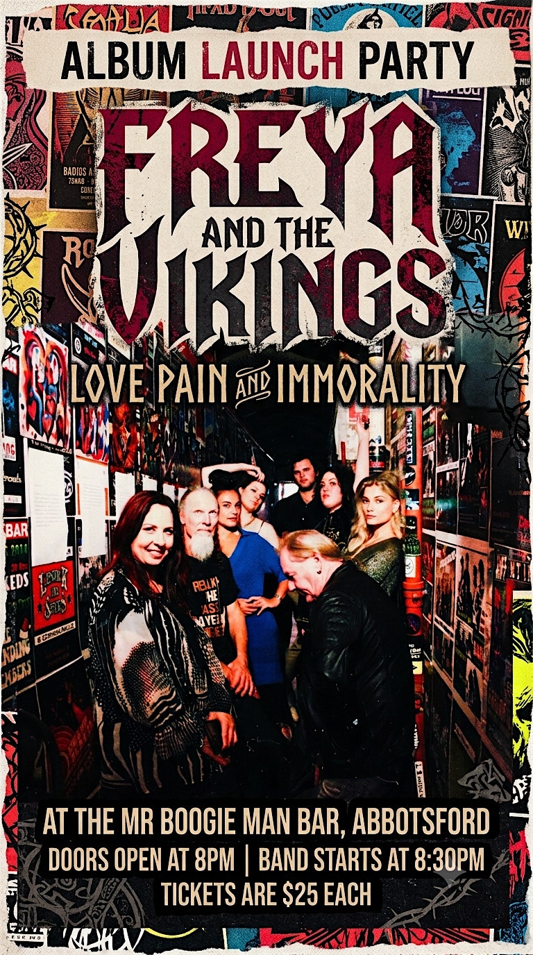 Freya and the Vikings Debut Album Launch: Love, Pain and Immorality