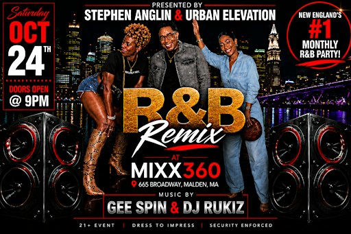 R&B Remix: 90's vs 2000's Boston's Hottest Monthly R&B Party, Sat 10/24