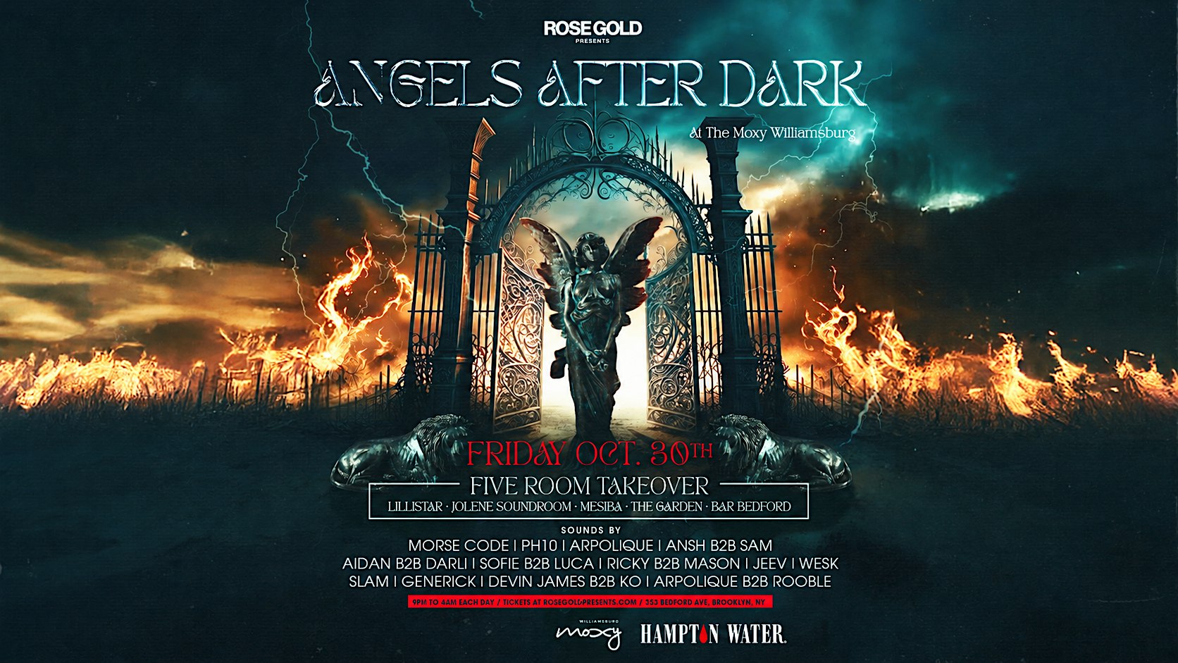 Moxy Williamsburg Halloween Party: Angels After Dark — Oct 30