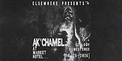 Elsewhere Presents: Ak’chamel @ Market Hotel (w/ Ecology Homestones)