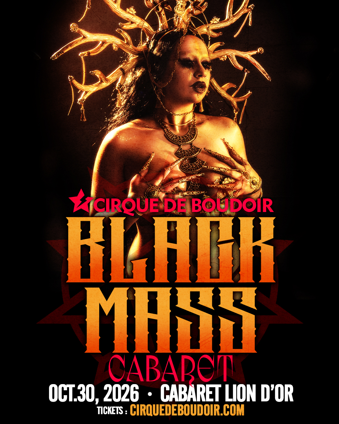 Back to events Cirque De Boudoir Halloween 2026: BLACK MASS CABARET