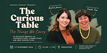The Curious Table: The Things We Carry