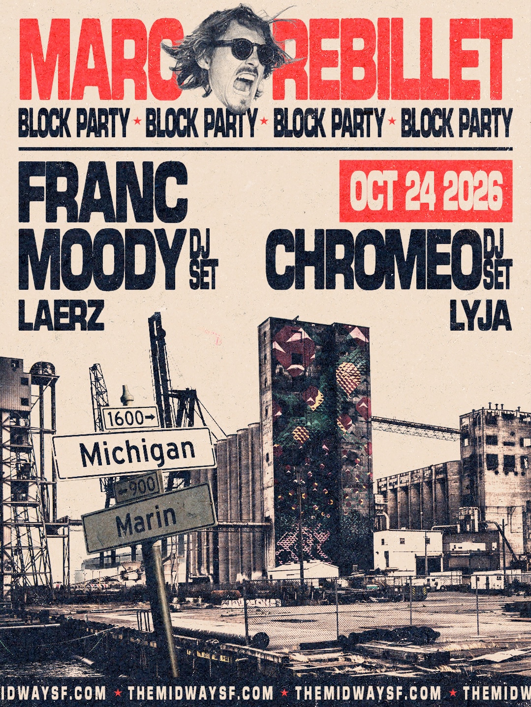 Marc Rebillet, Franc Moody & Chromeo Block Party