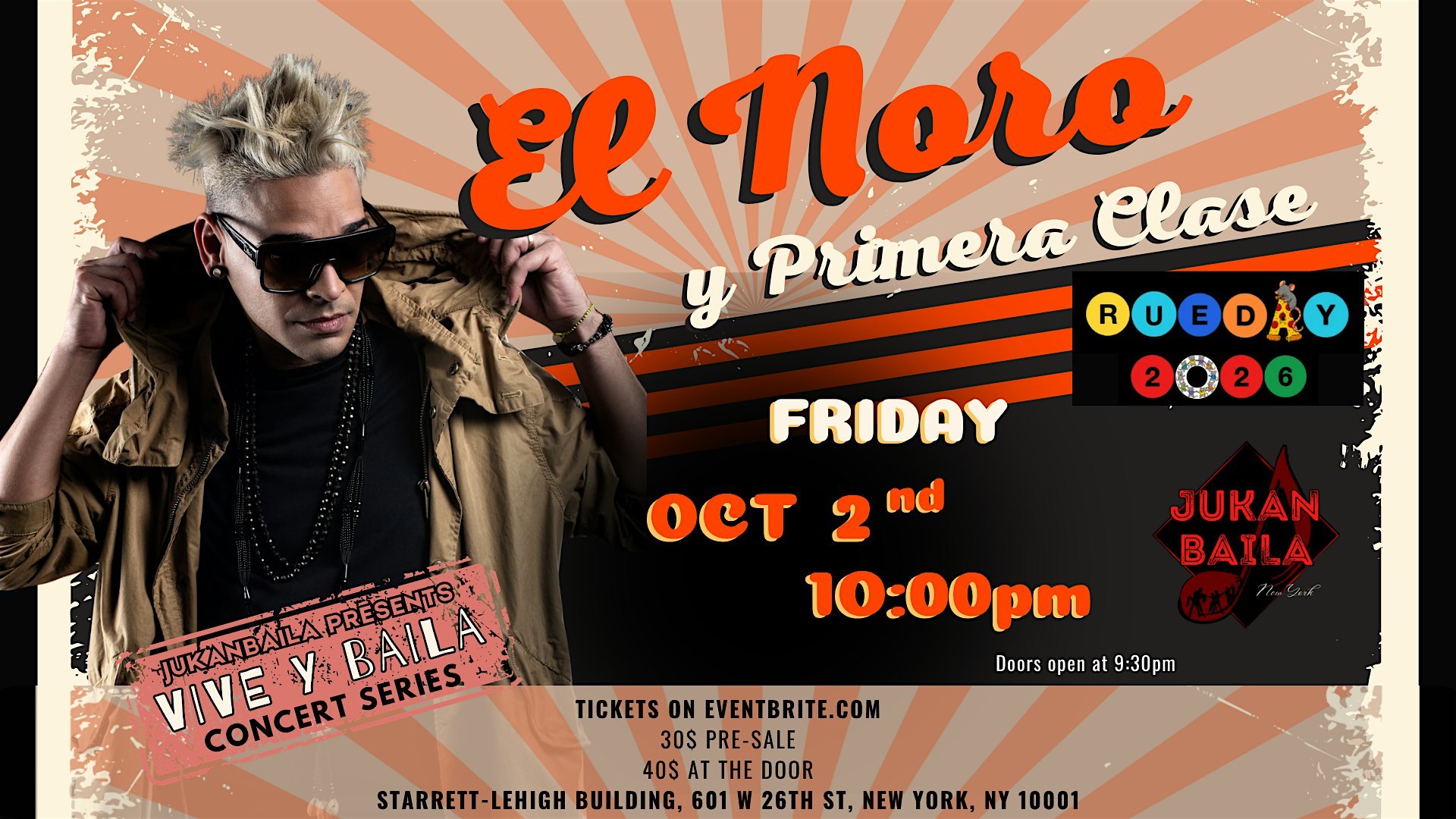 El Noro y Primera Clase Live Concert in NYC