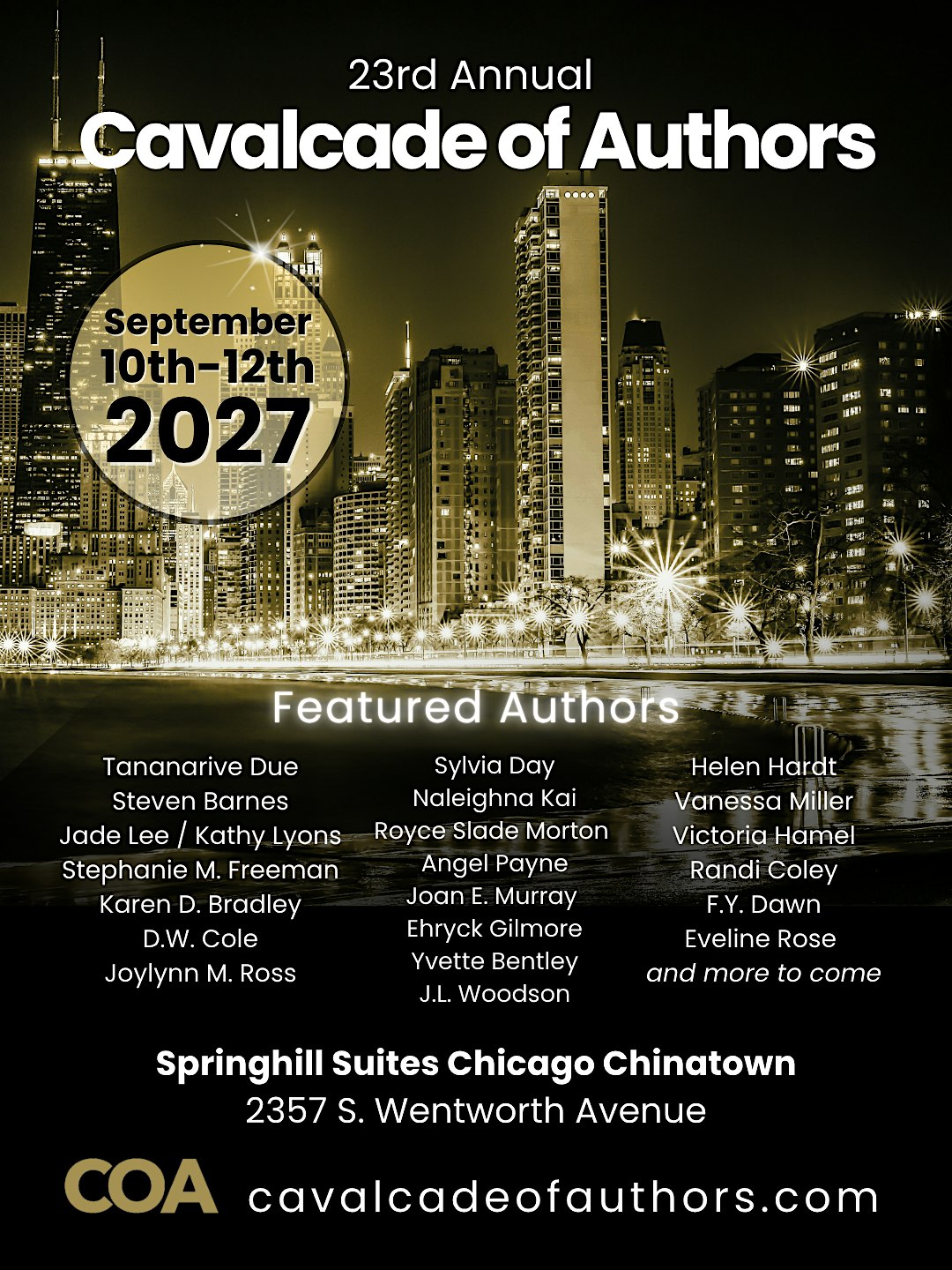 23rd Annual Cavalcade of Authors in Chicago