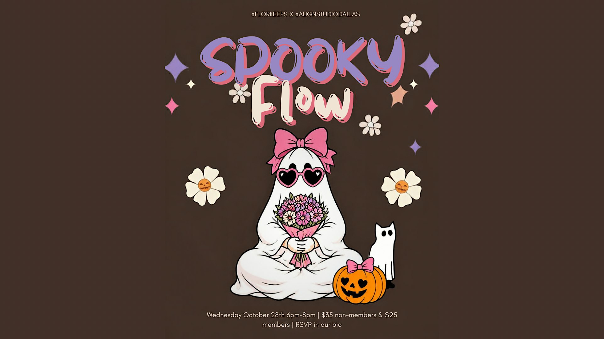 Spooky Flow at Flor Keeps x Align Studio Dallas