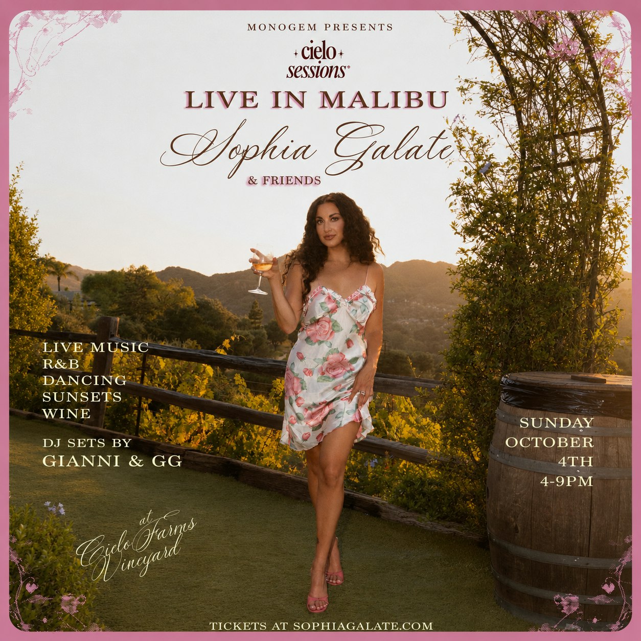 Sophia Galaté & Friends + DJ Sets by GG & Gianni