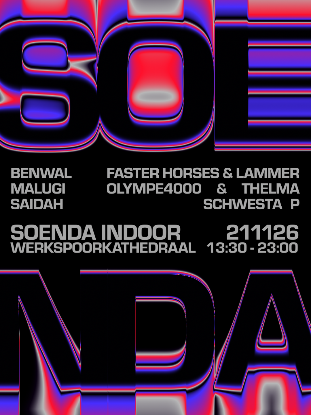Soenda Indoor Werkspoorkathedraal 2026