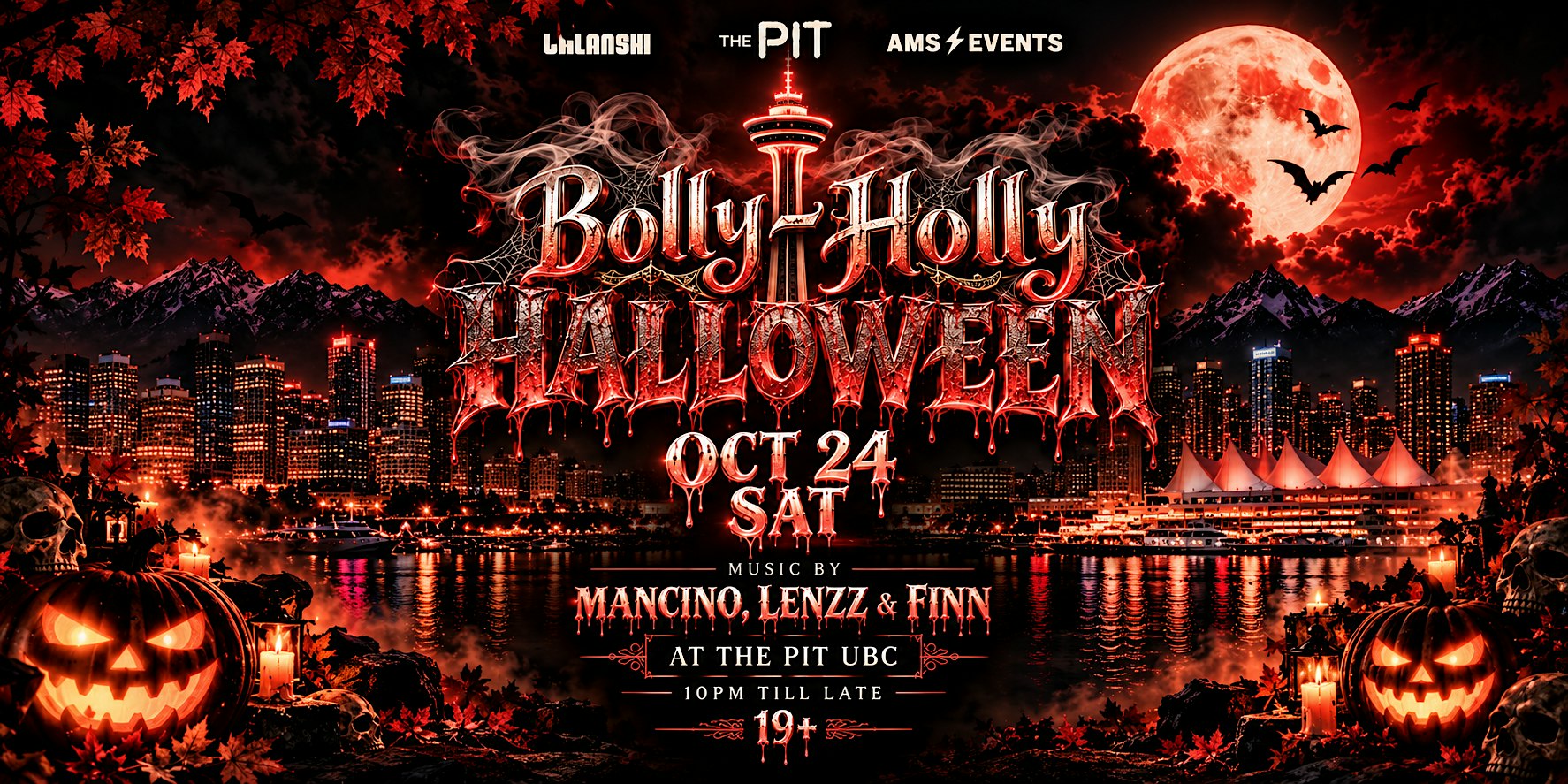 Bolly-Holly Halloween Party at The Pit Ubc, Oct 24 Sat Bollywood- Hollywood