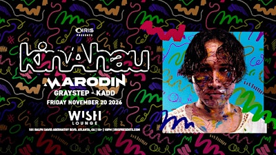 Iris Presents: KinAhau @ Wish Lounge | Fri, Nov 20th!
