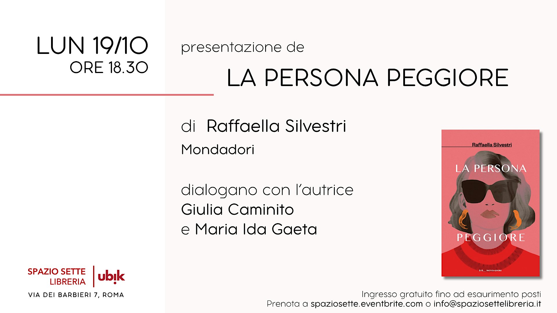 Presentazione de "La persona peggiore"