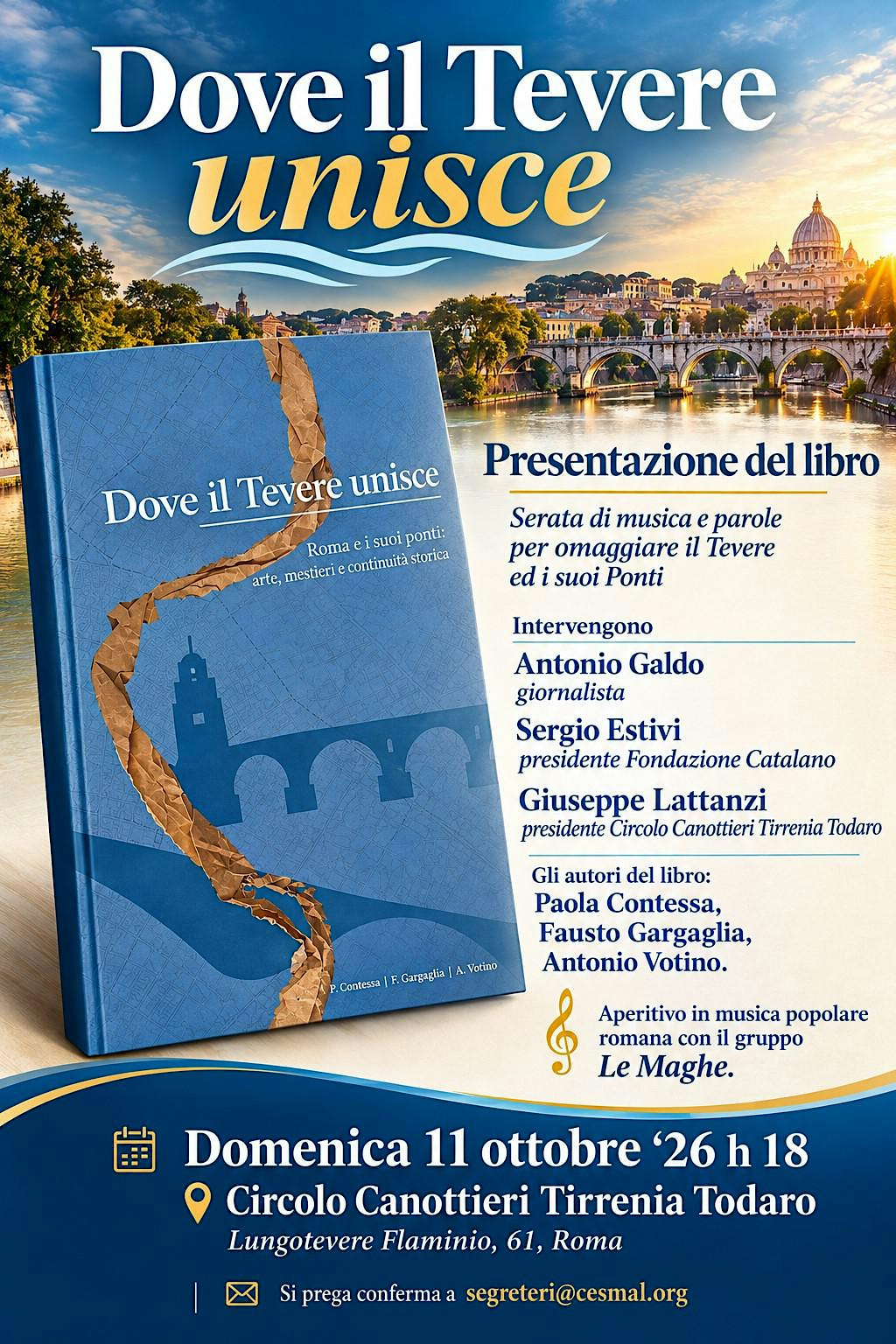DOVE IL TEVERE UNISCE