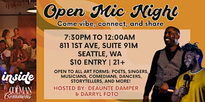 Open Mic Night:  A BIPOC Centered Open Mic