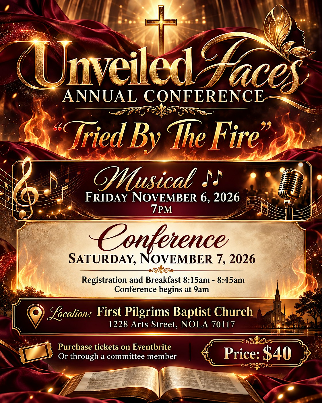 Unveiled Faces Presents “Tried by the Fire “