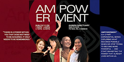 AMpowerment - A Two-Part Journey of Movement, Voice, Cacao & Sound