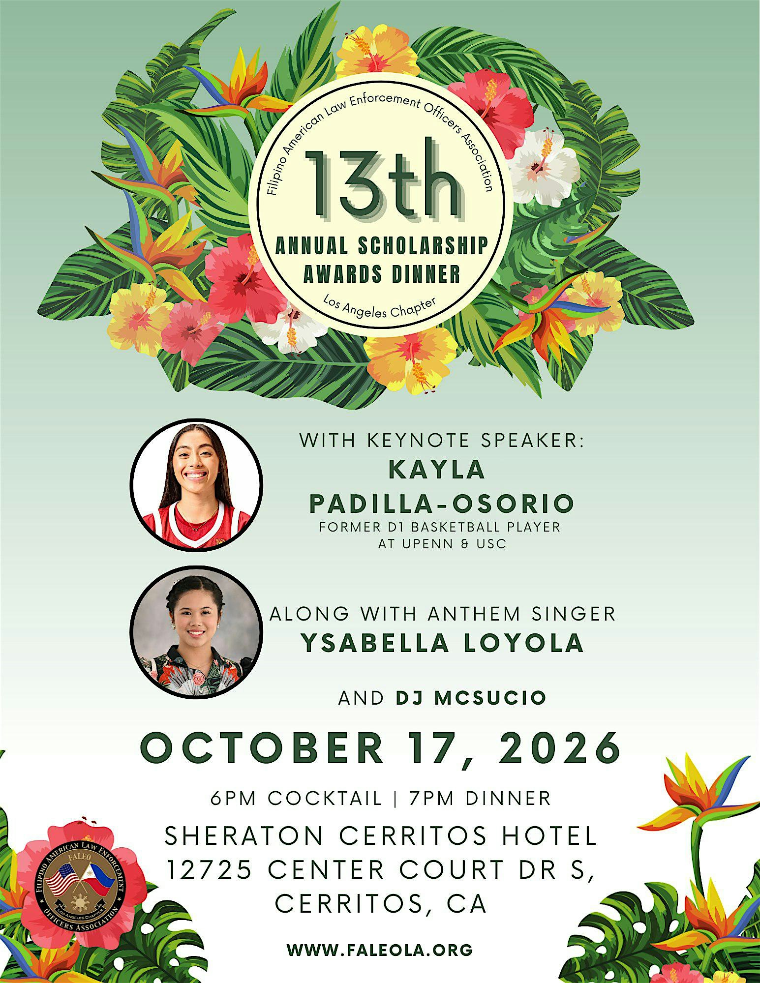 2026  FALEO-LA Scholarship Dinner
