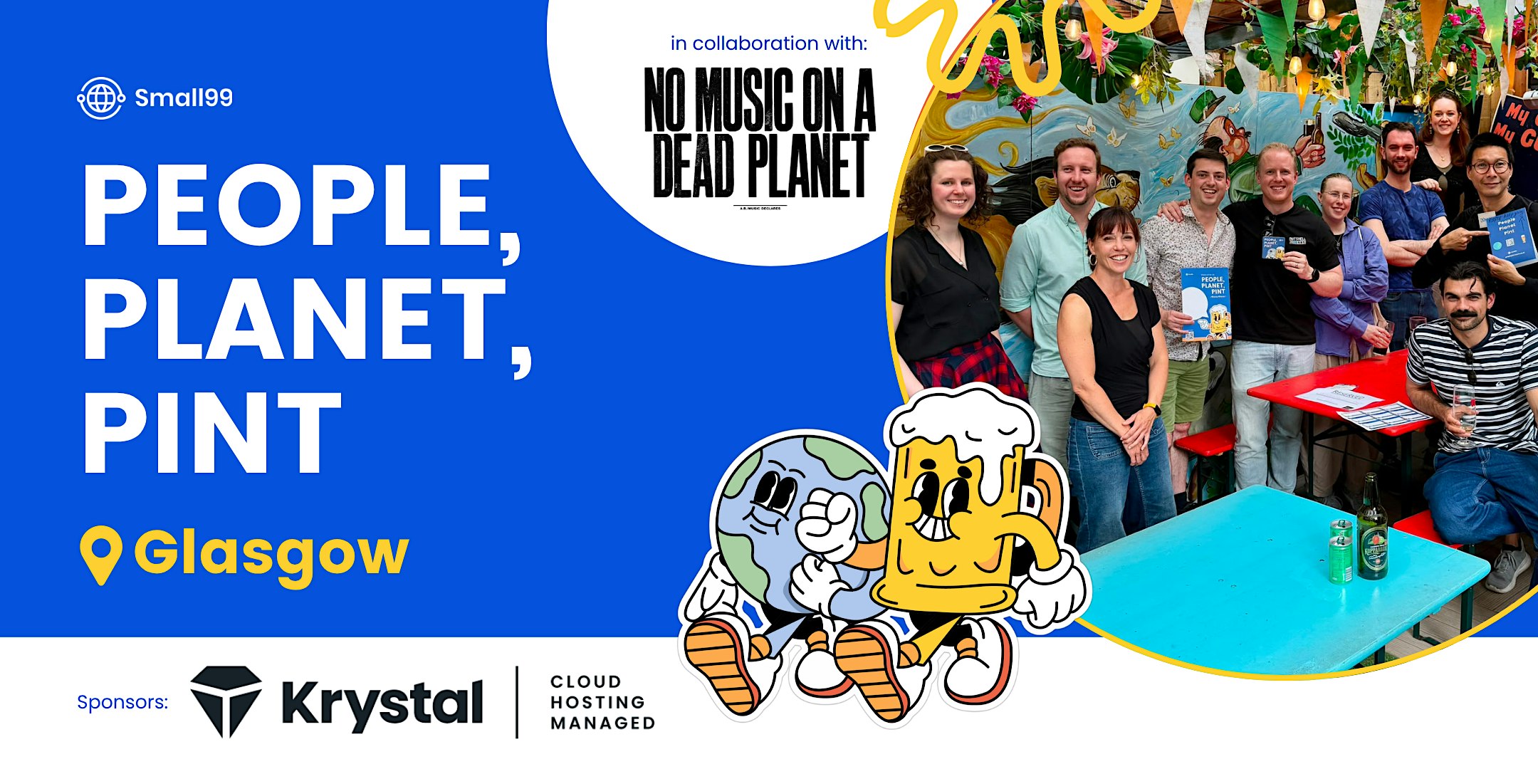 Glasgow - No Music on a Dead Planet x People Planet Pint @ King Tuts