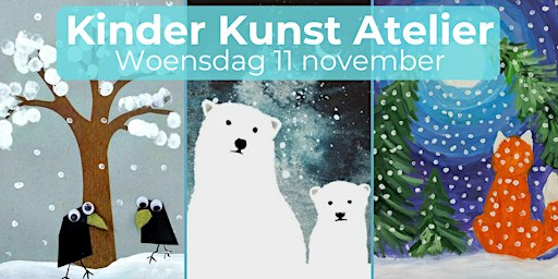 Kinder Kunst Atelier – Mijn betoverende winterdier ❄️