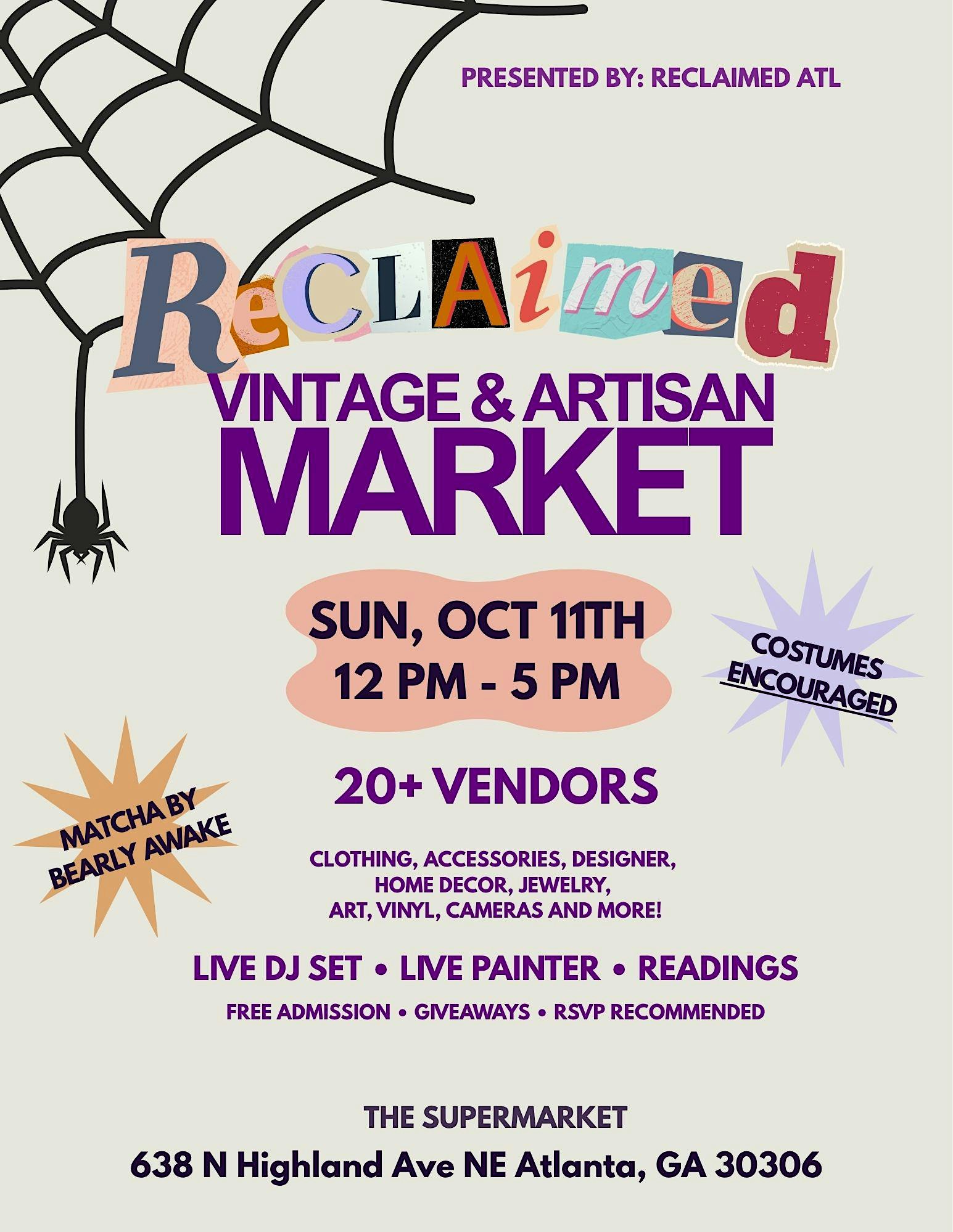 ReClaimed ATL: Vintage & Artisan Fall Market