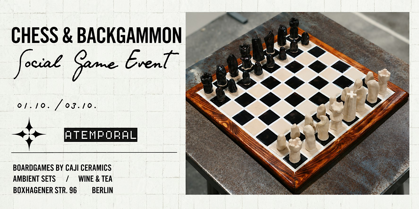 CHESS & BACKGAMMON EVENT-Social Game Night
