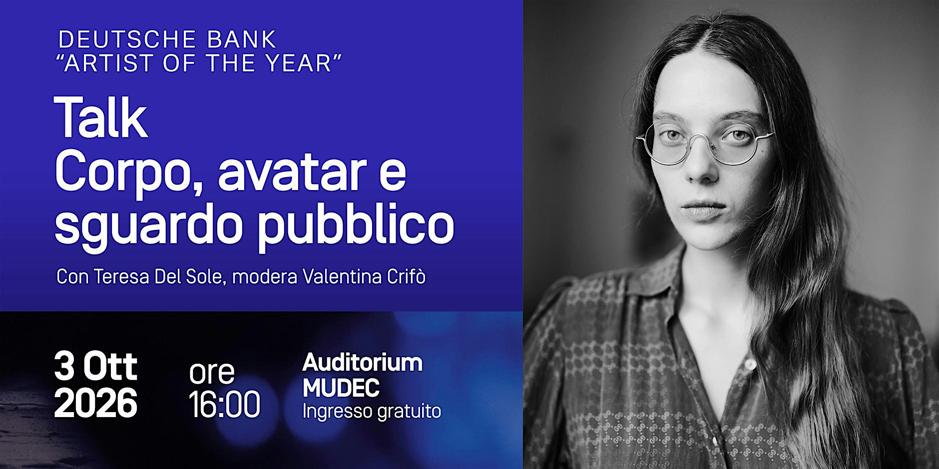 TALK – CORPO, AVATAR E SGUARDO PUBBLICO