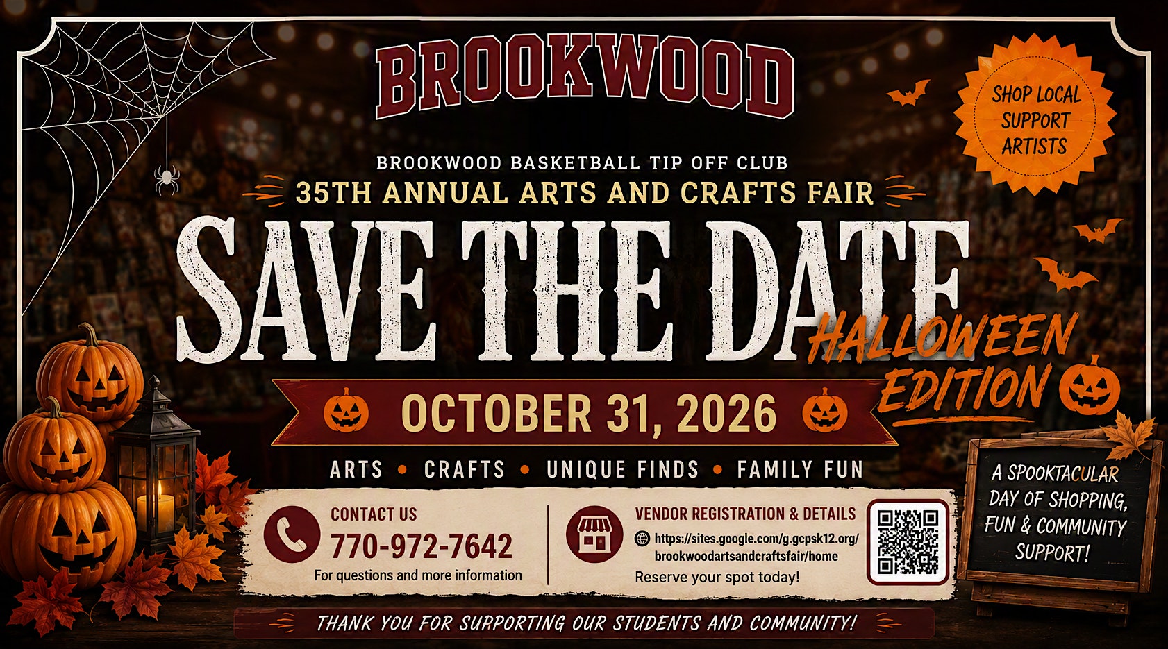 Brookwood Basketball Arts and Crafts Fair