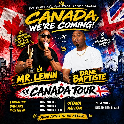 Mr. Lewin & Dane Baptiste Stand Up Comedy in MTL - FRIDAY Night